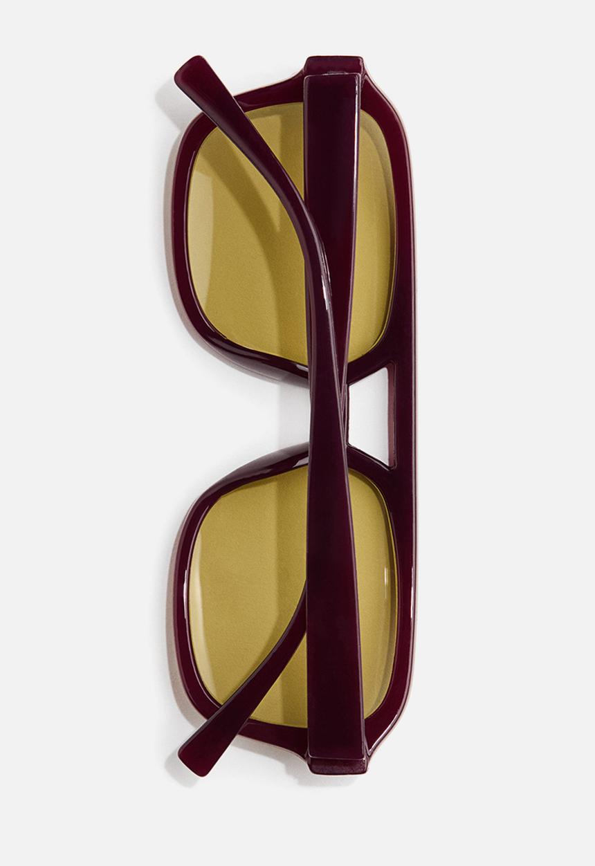 H&M - Aviator-style sunglasses - burgundy