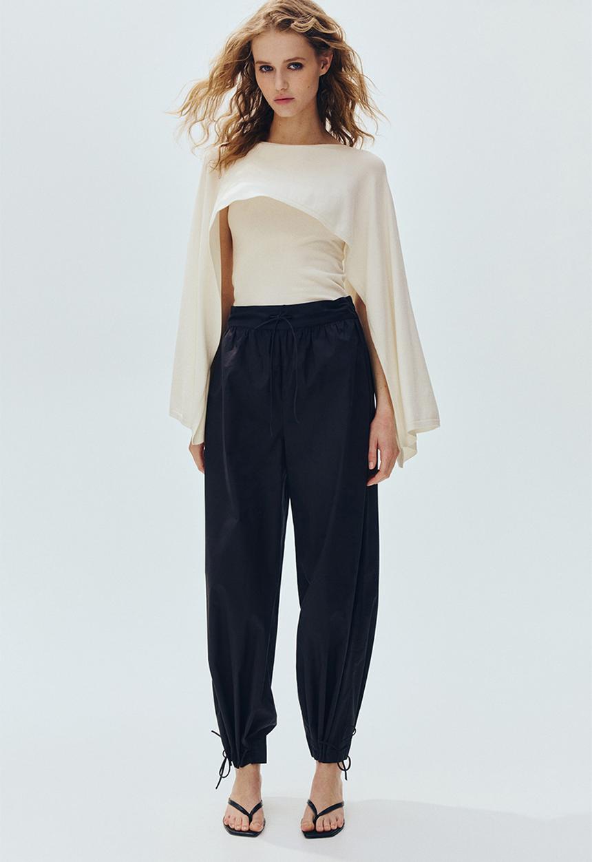 H&M - Cape-look top - cream