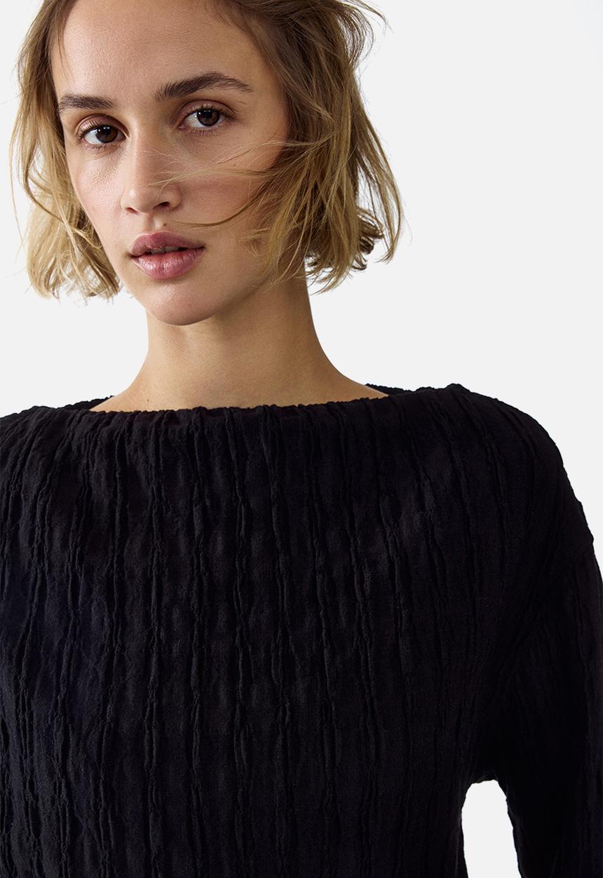 H&M - Boat-neck top - black