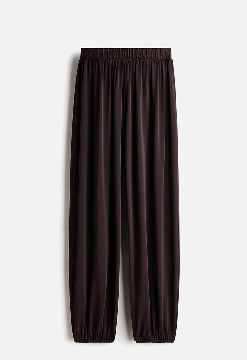 H&M - Pull-on balloon trousers - dark brown