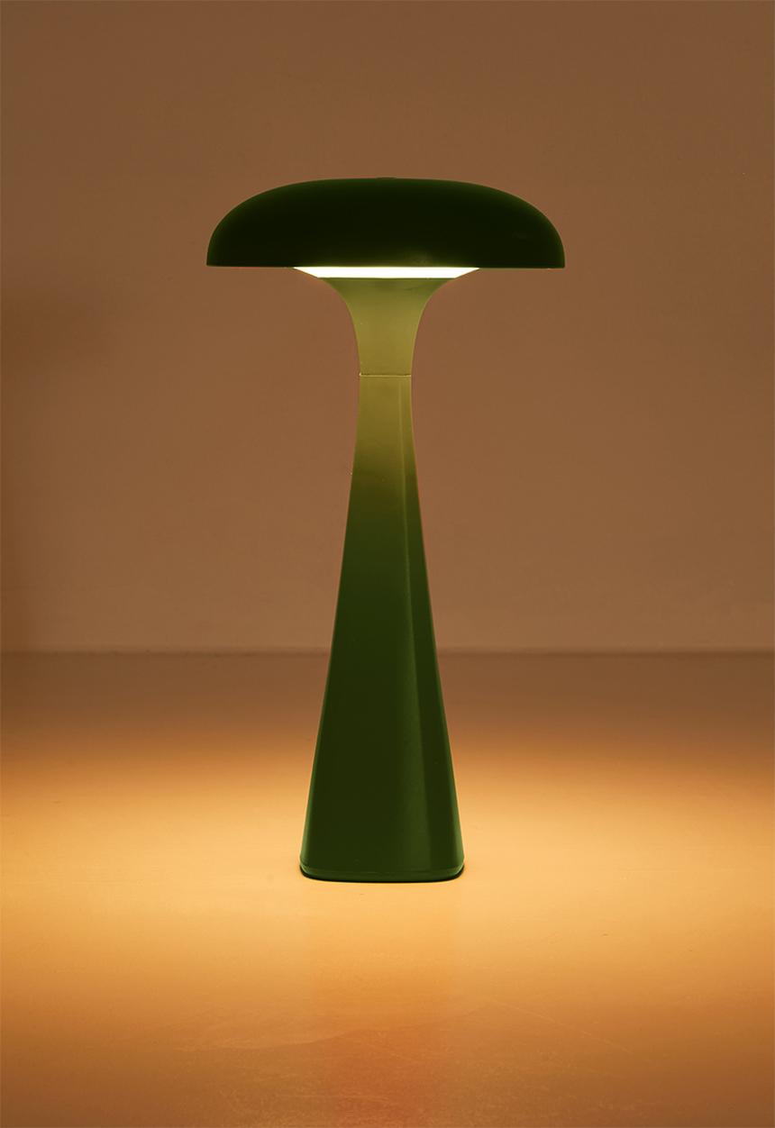 Pop Candy - Rechargeable LED trumpet base lamp - green