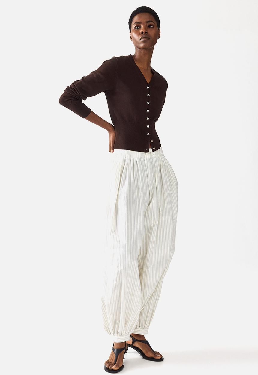 H&M - Fine-knit cardigan - dark brown