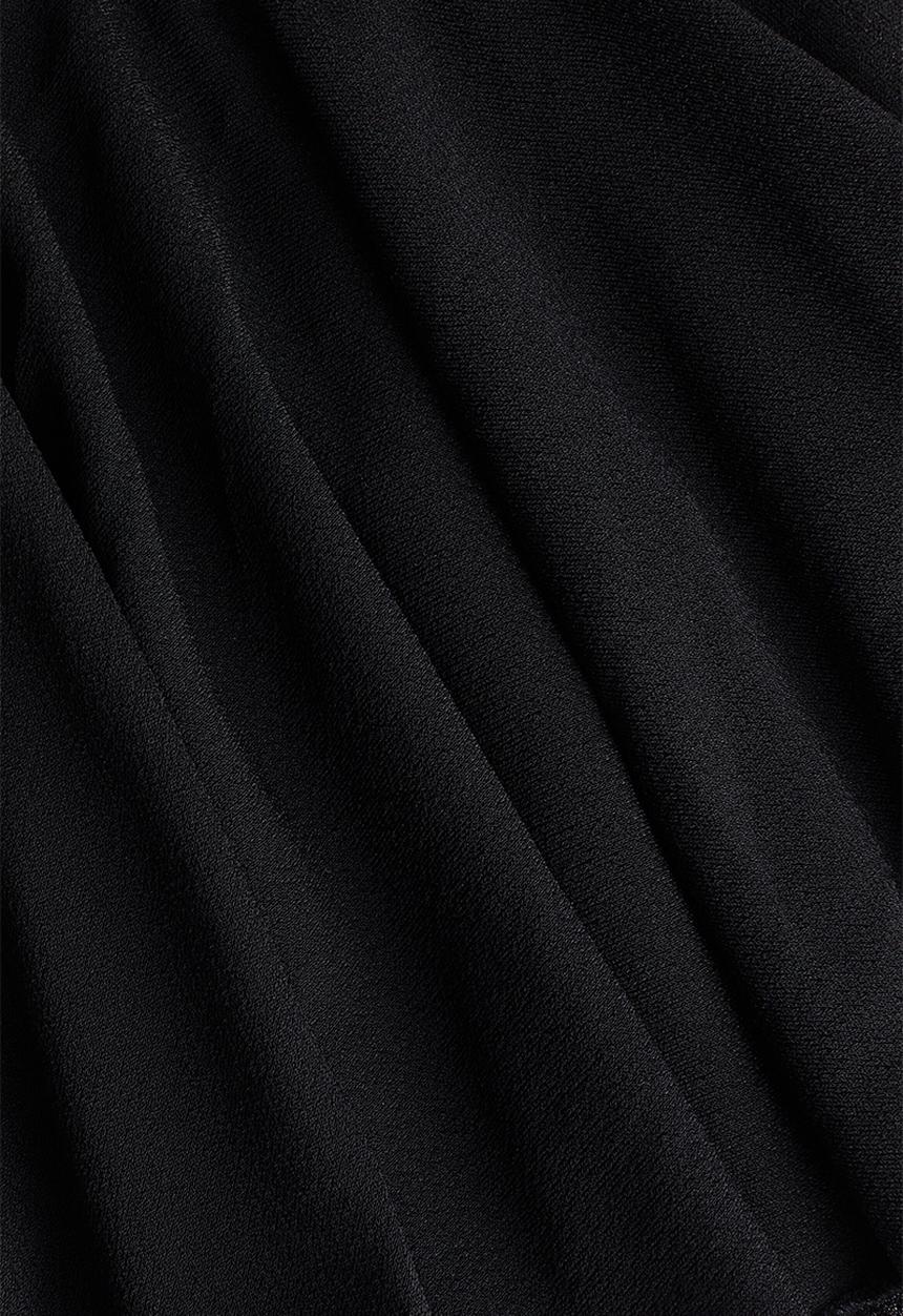 H&M - Flounced top - black