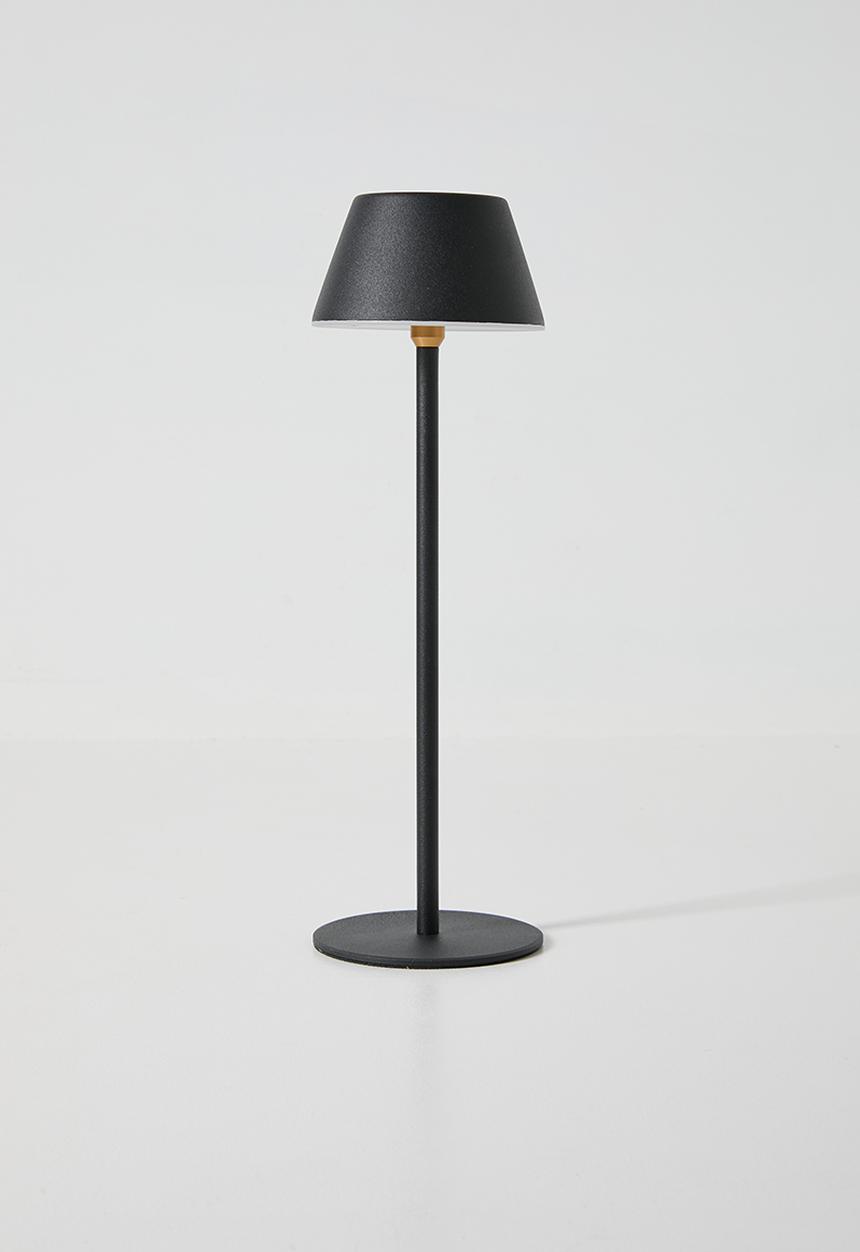 Pop Candy - Circular base desk lamp - black