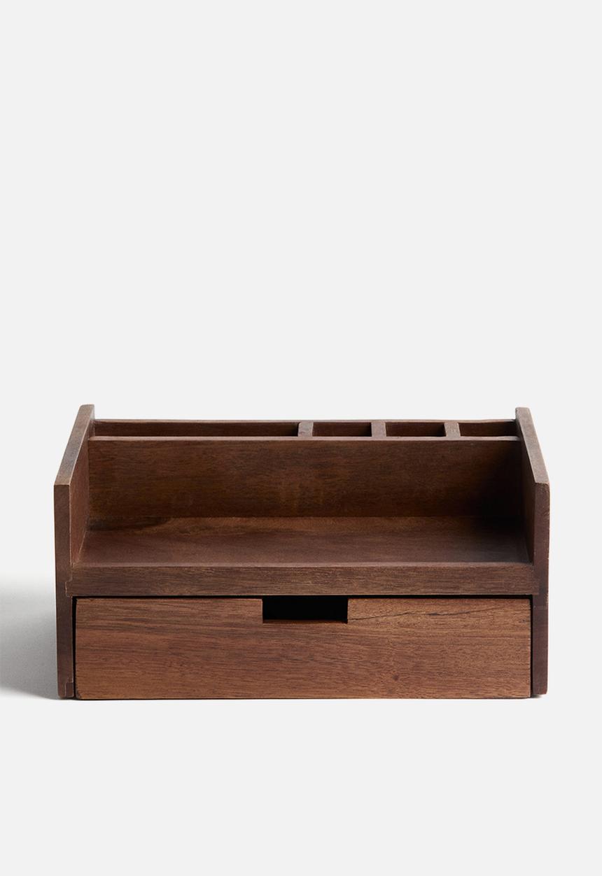 H&M - Wooden organiser - dark brown