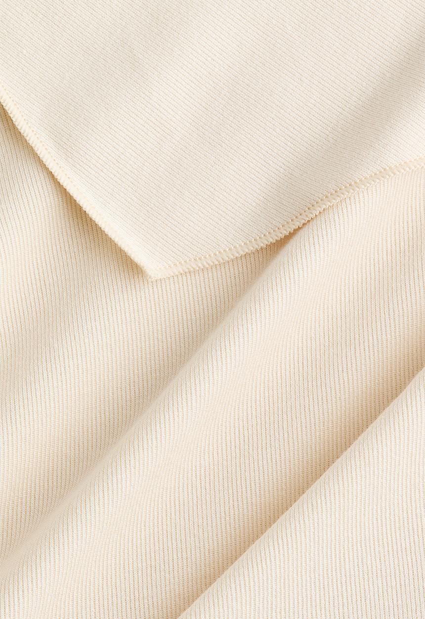 H&M - Cape-detail jersey top - cream