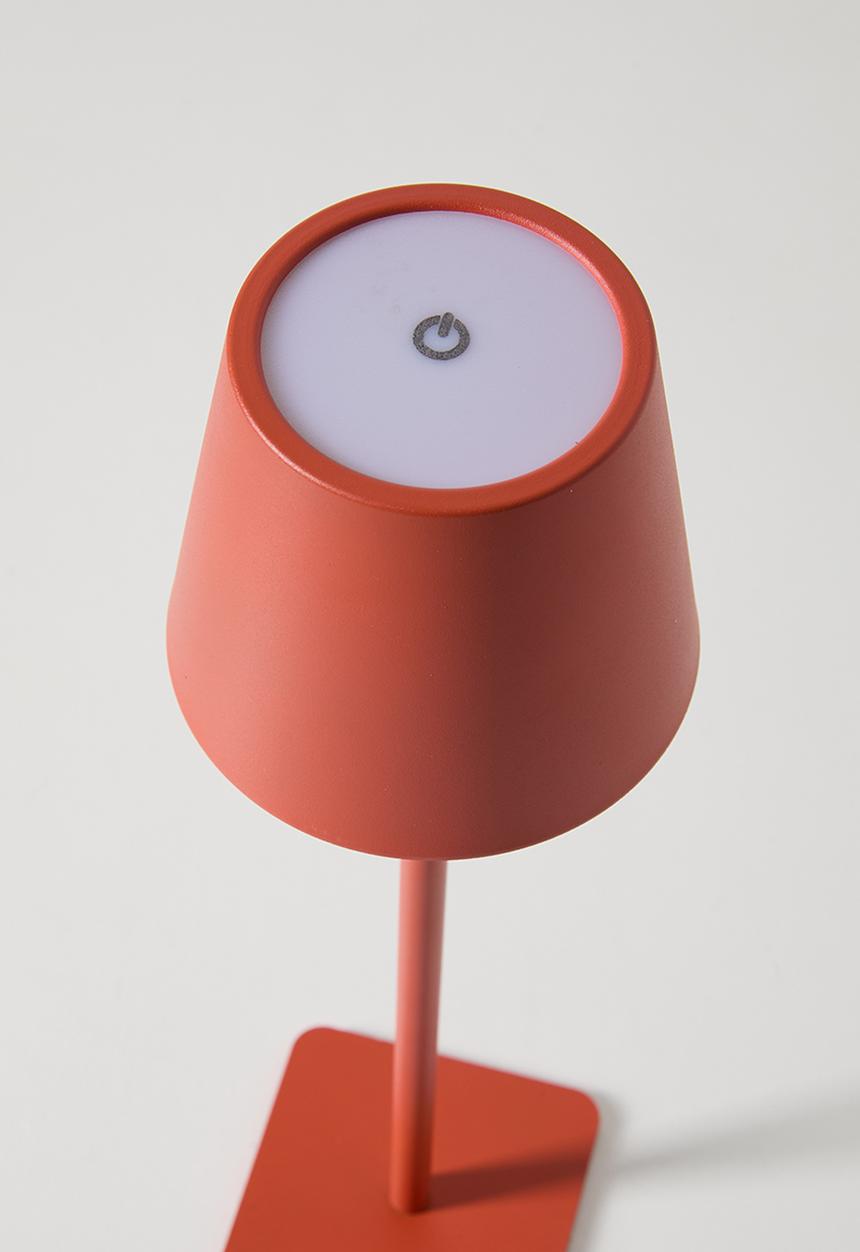 Pop Candy - Square base desk lamp - red