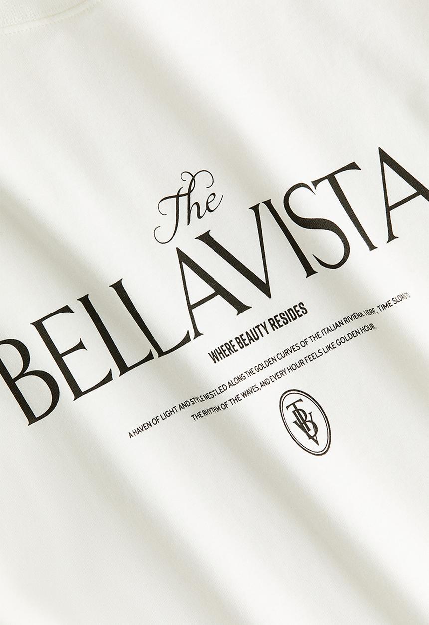 H&M - Oversized t-shirt - white/bellavista