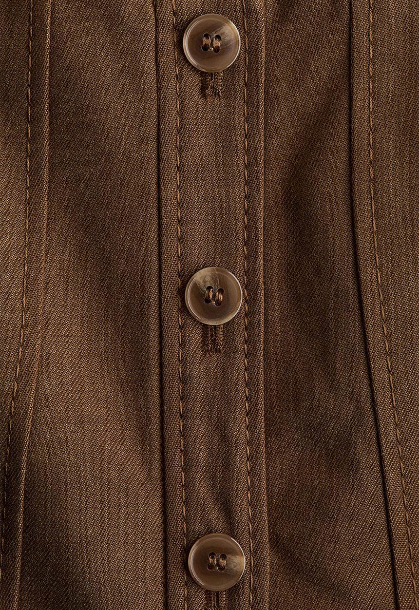 H&M - Fitted waistcoat - brown