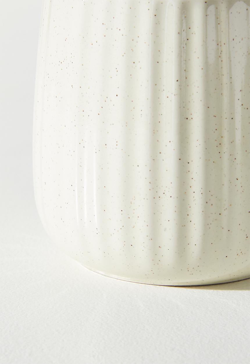 Excellent Houseware - Speckles coloured handle Mug 395ml - Milk 