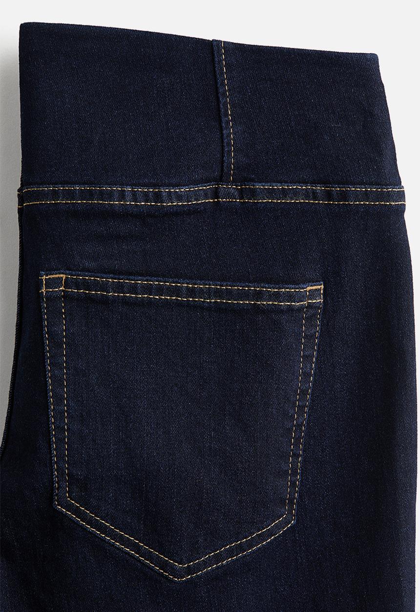 H&M - High flared jeggings - navy denim blue