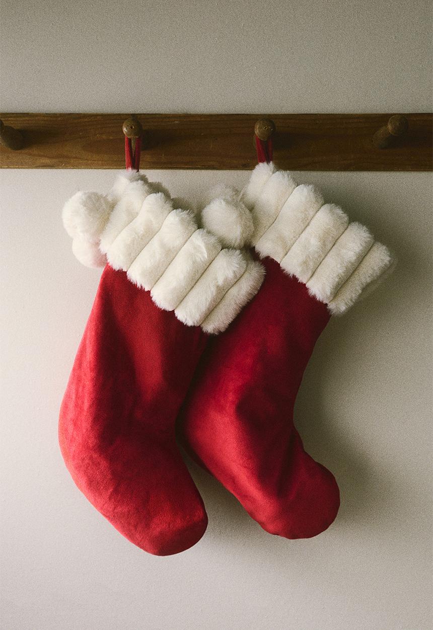 H&M - Christmas stocking - red