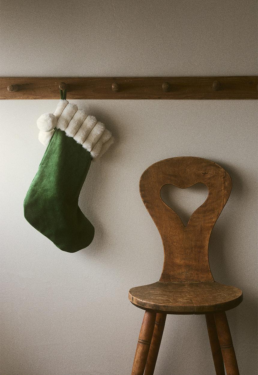 H&M - Christmas stocking - dark green