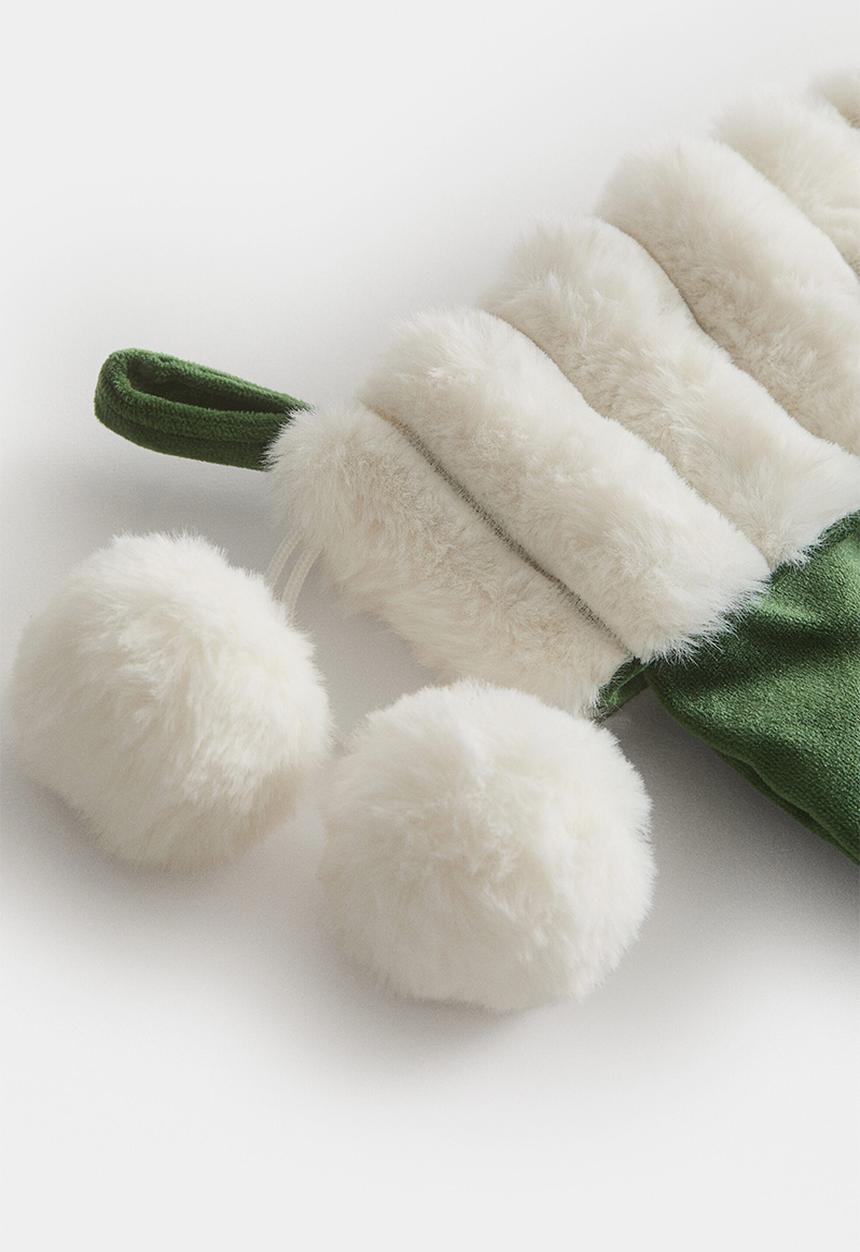 H&M - Christmas stocking - dark green