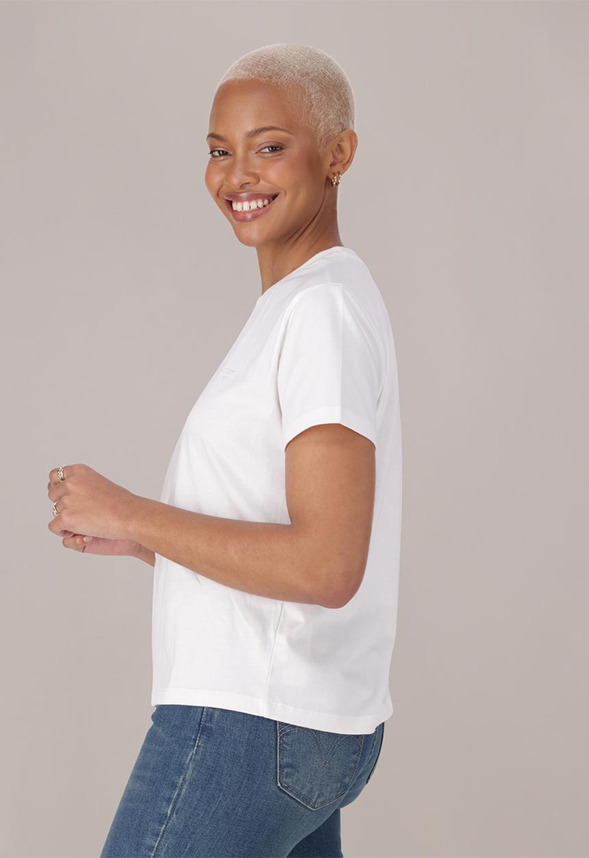 Levi’s® - Favorite Cotton Tee - Bright White Heavyweight Jersey