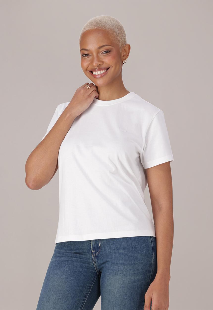 Levi’s® - Favorite Cotton Tee - Bright White Heavyweight Jersey
