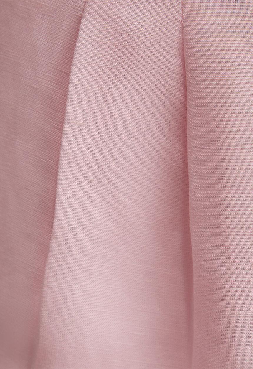 Forever New - Eva linen wide leg pants - pink whisper 
