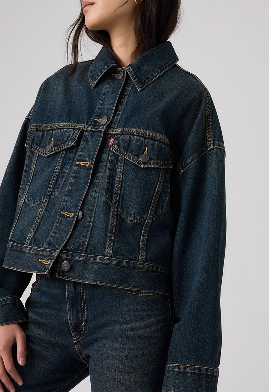 Levi’s® - Loose Crop Trucker - High Vibration Trucker