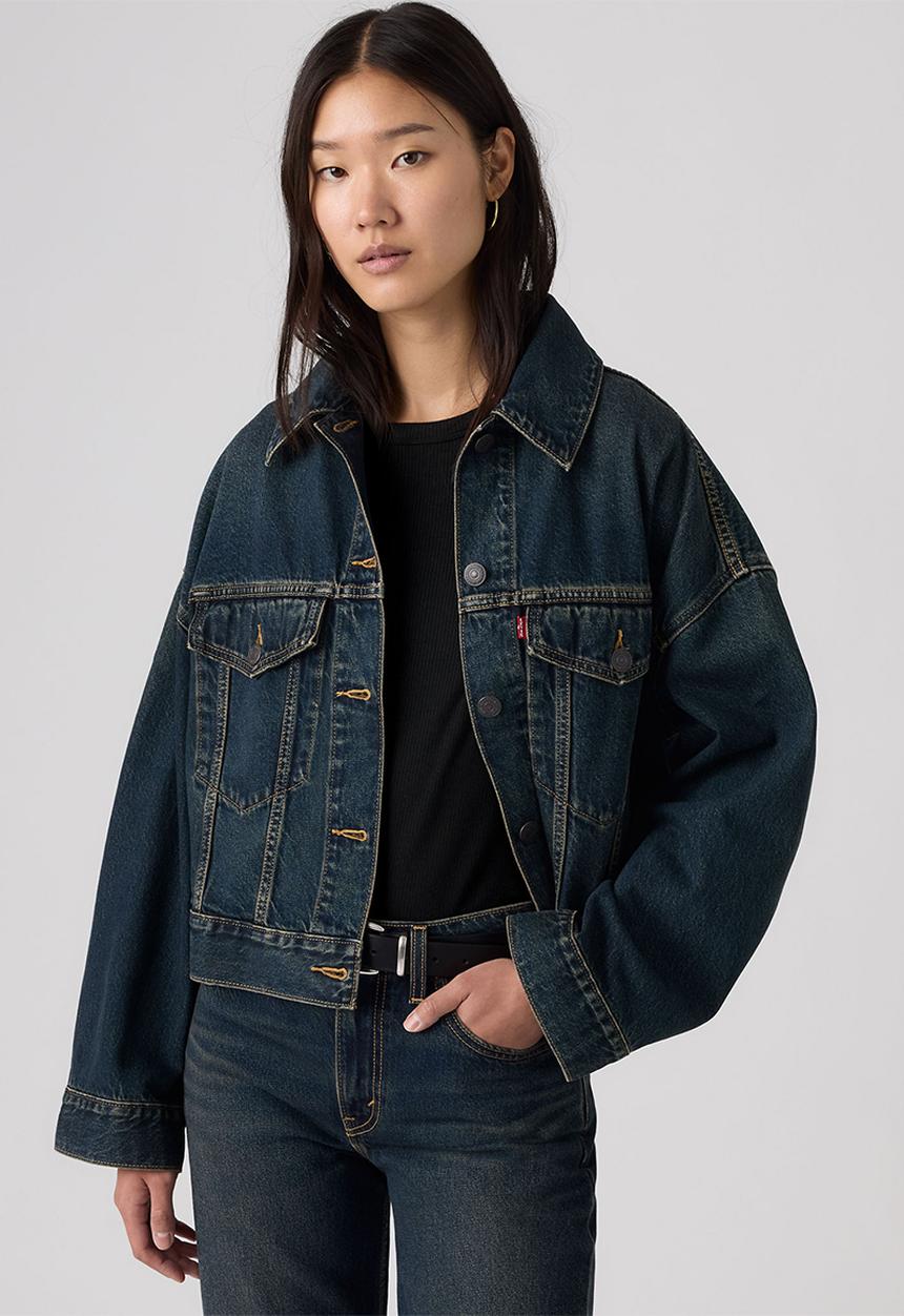 Levi’s® - Loose Crop Trucker - High Vibration Trucker
