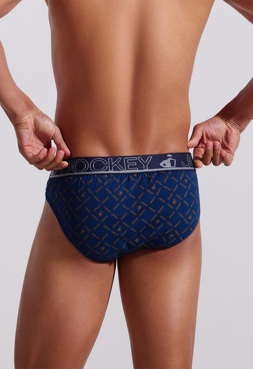 Jockey - 3Pk Hero Print Brief - Blue Multi