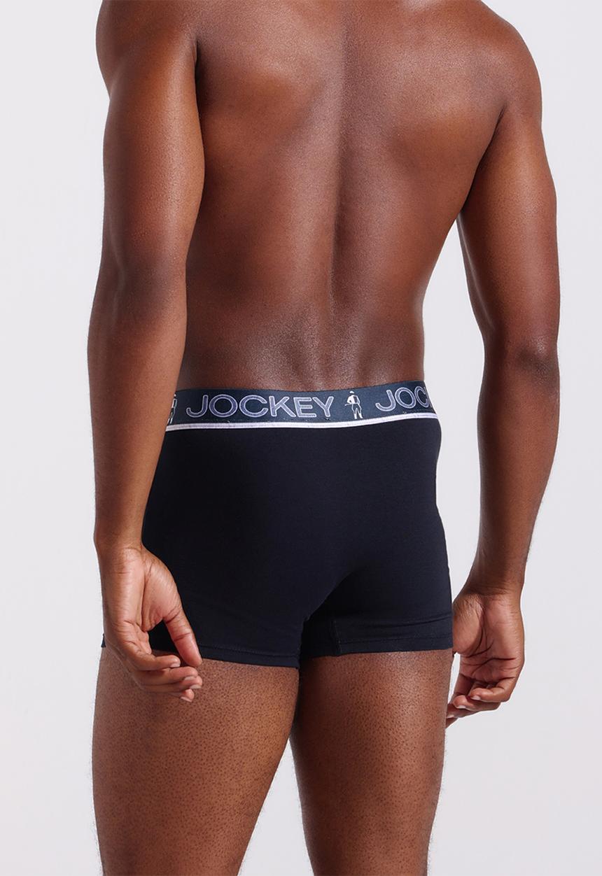 Jockey - 2 Pk Cotton Stretch Hero Print Regular Leg Trunk - Blue
