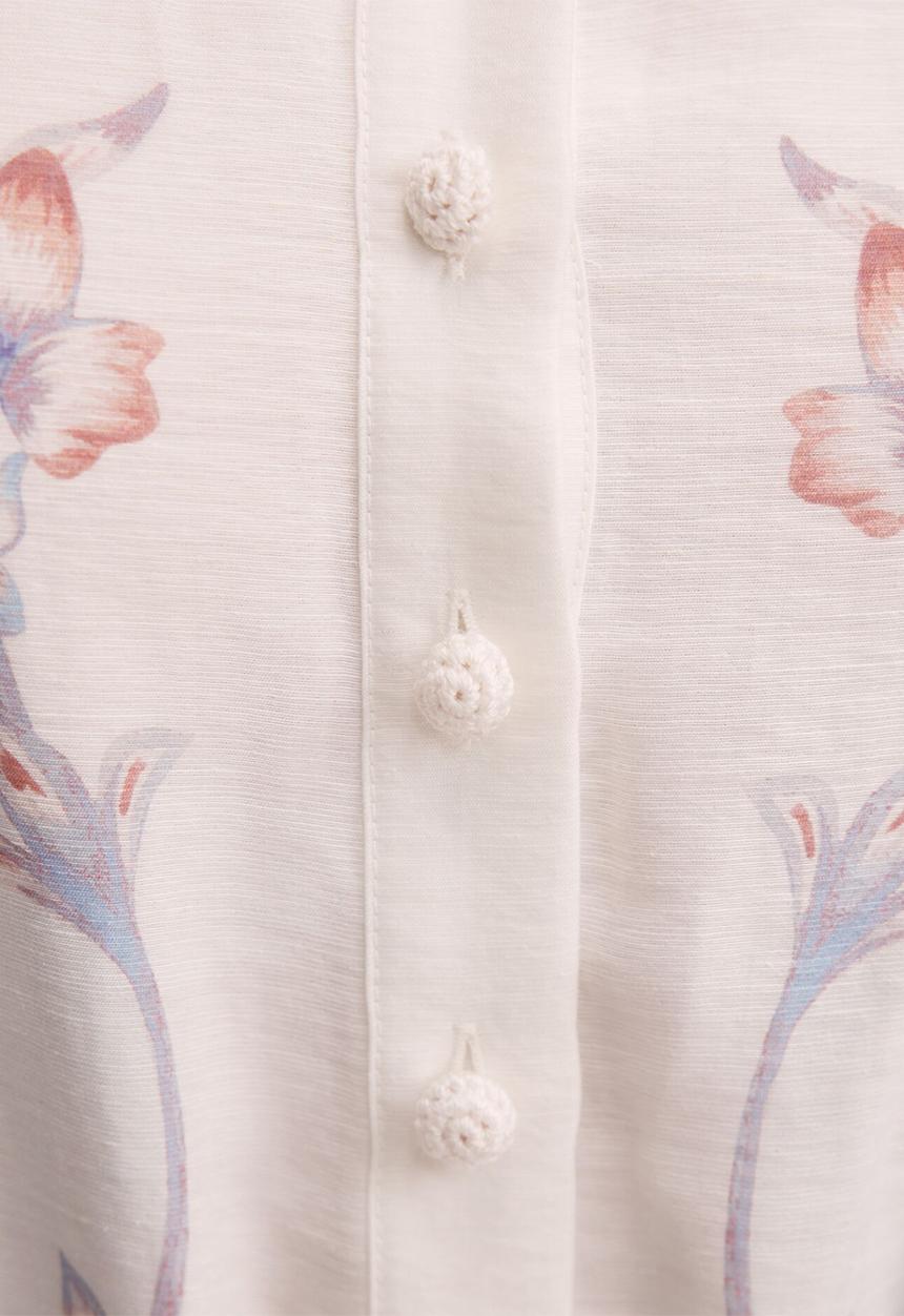 Forever New - Adi print mini dress - iced scroll floral