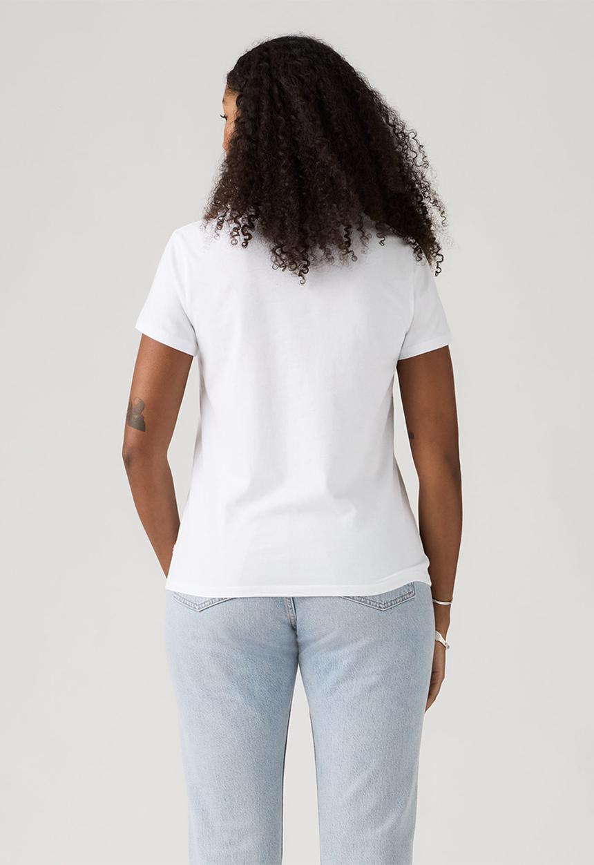 Levi’s® - The Perfect Tee - Serif Stud Outline Bright White