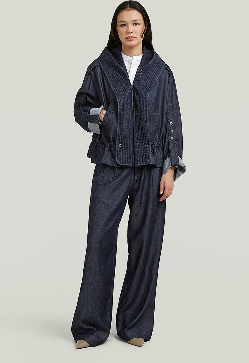 G-STAR - Fluid cropped jkt wmn - rinsed