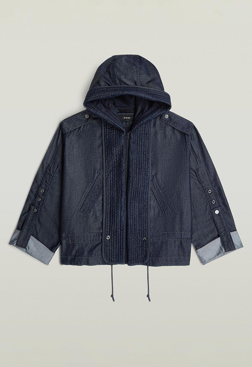 G-STAR - Fluid cropped jkt wmn - rinsed