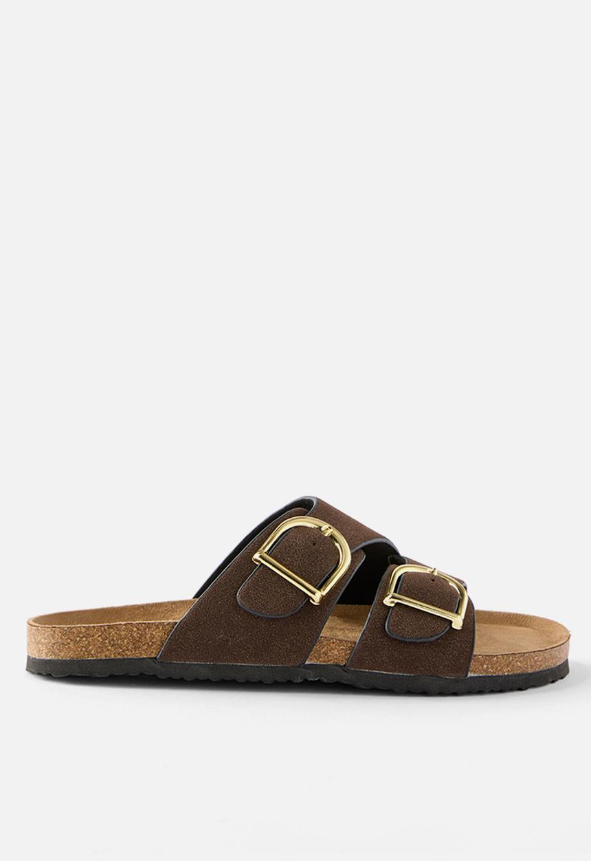 Cotton On - Rex Cover Over Slide - choc distressed