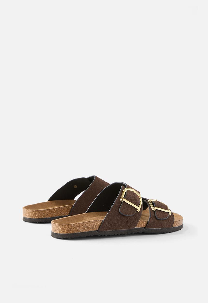 Cotton On - Rex Cover Over Slide - choc distressed