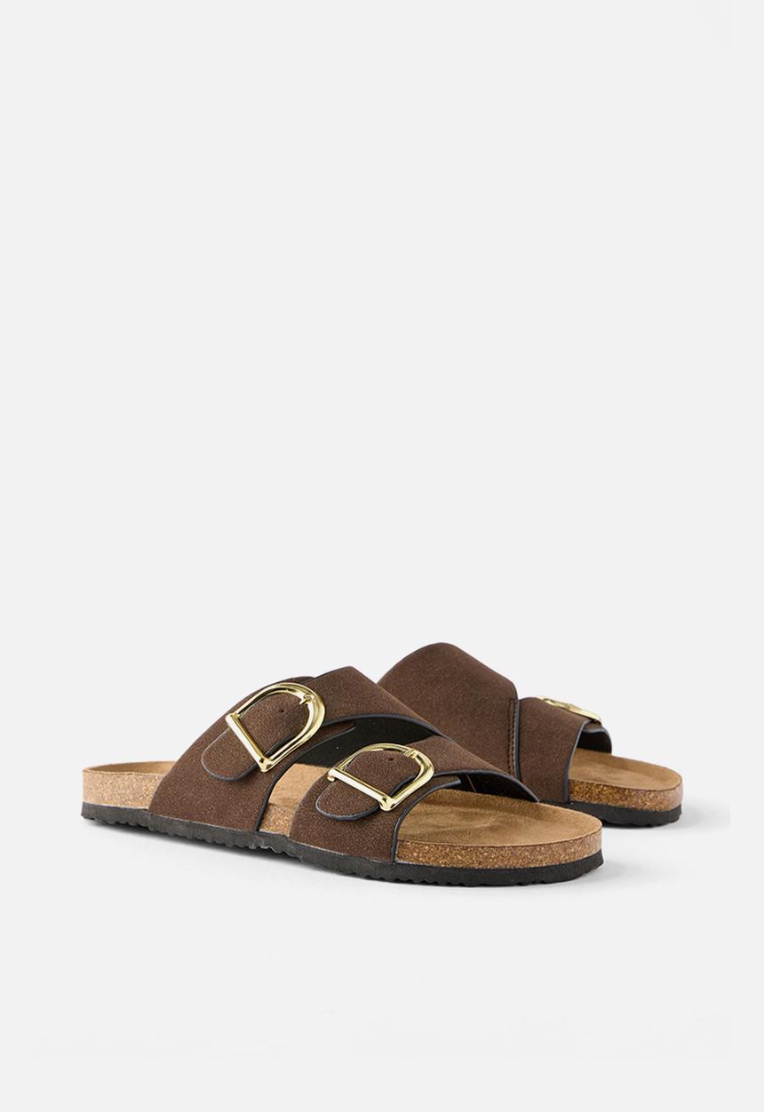 Cotton On - Rex Cover Over Slide - choc distressed
