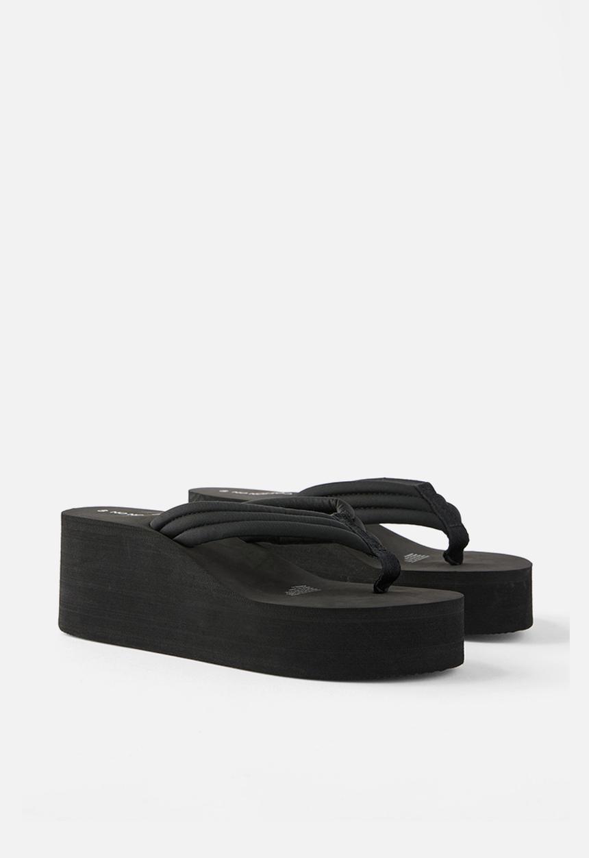 Cotton On - Serena Wedge Flip Flop - black