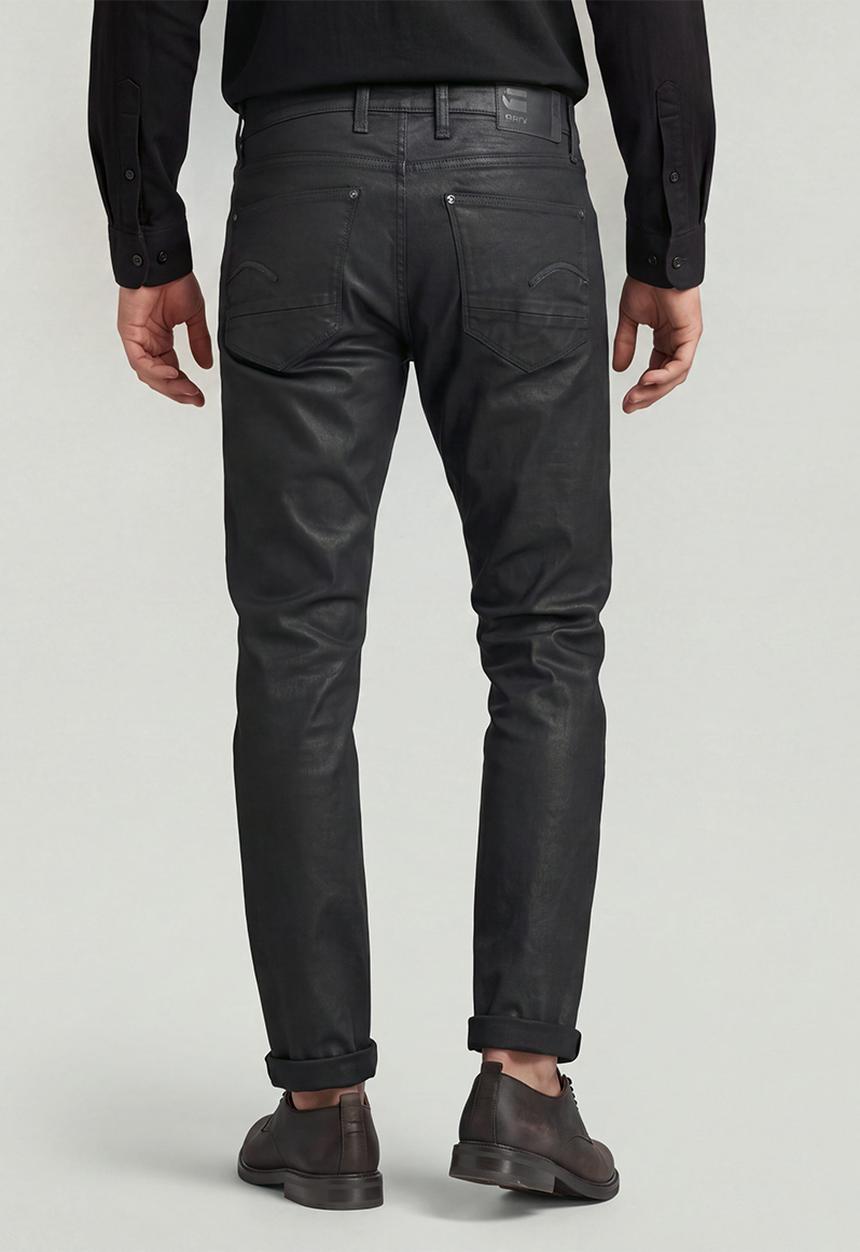 G-STAR - Revend Skinny Black pintt stretch denim - 3D dark aged