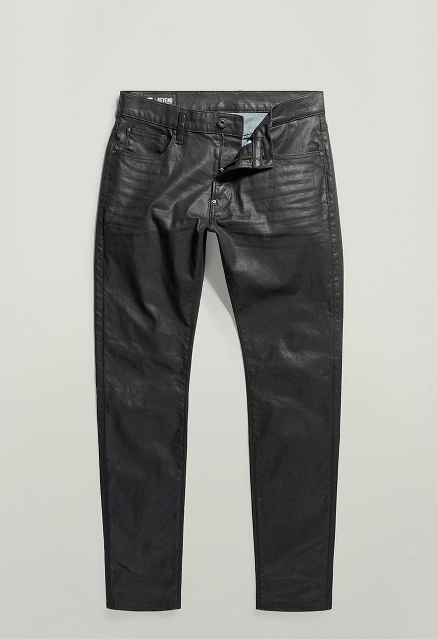 G-STAR - Revend Skinny Black pintt stretch denim - 3D dark aged