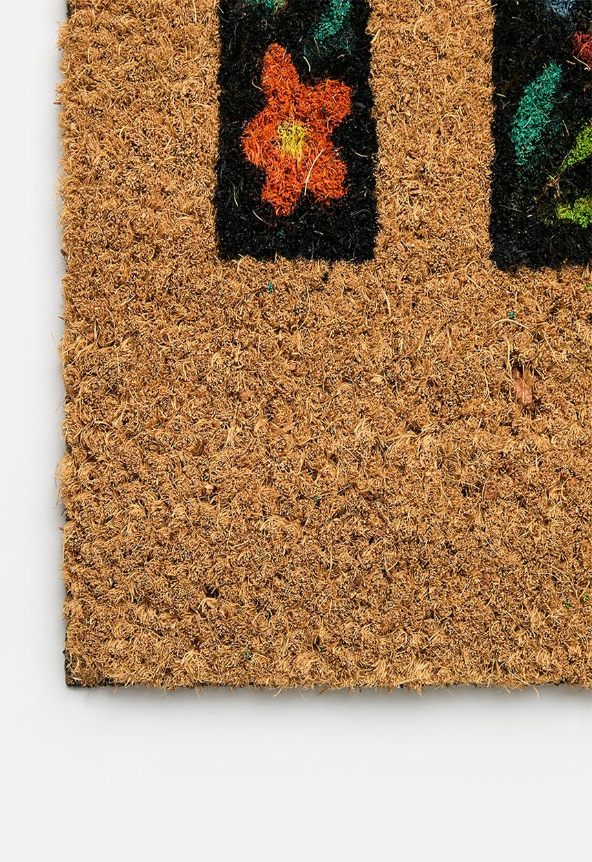 H&S - Printed coir home mat - multi