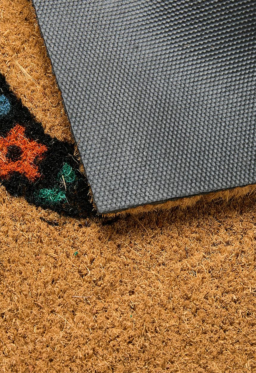H&S - Printed coir home mat - multi