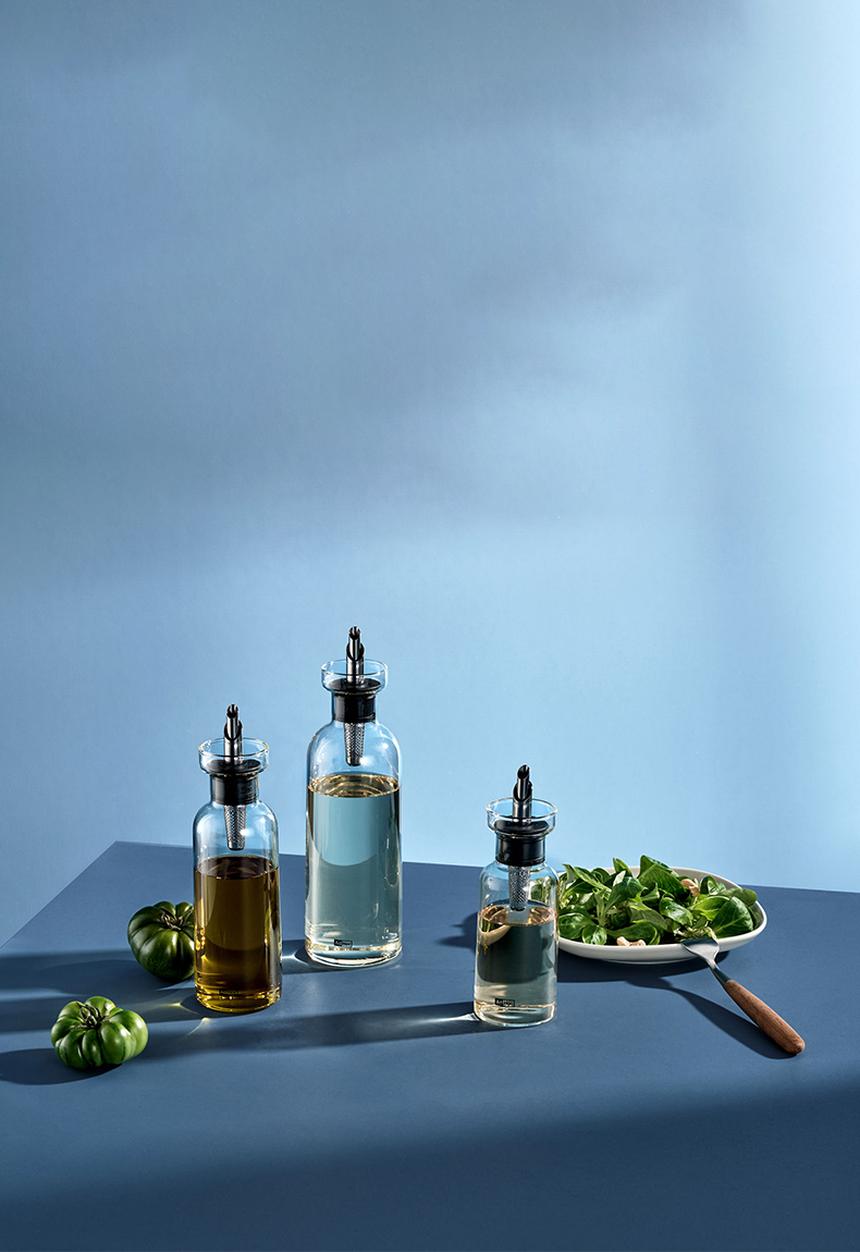 Adhoc - AdHoc AromaPour Clear Glass Oil & Vinegar Set – 300ml, Drip-Free Spout