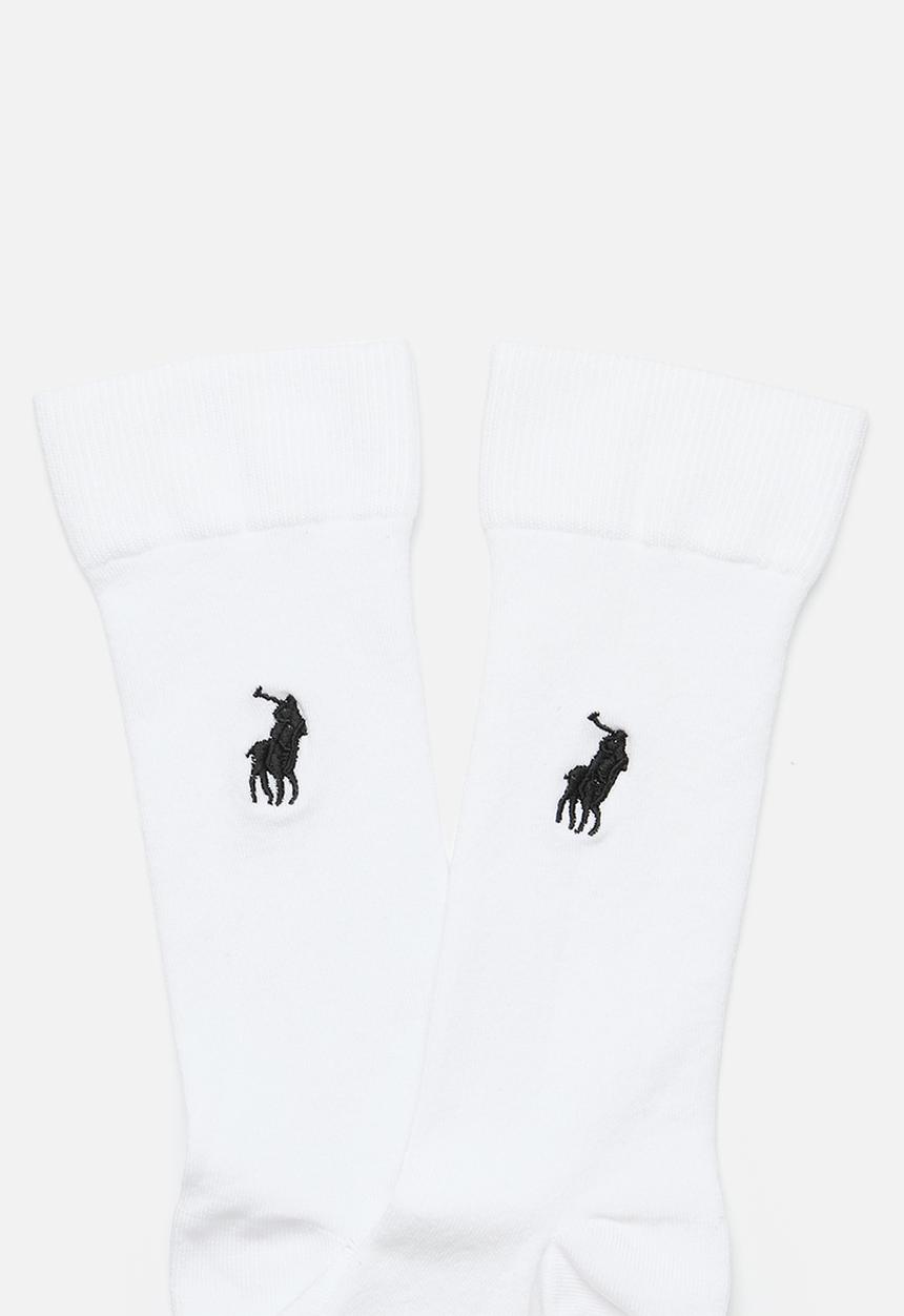 POLO - Icon Pony Mulberry Silk Sock - White