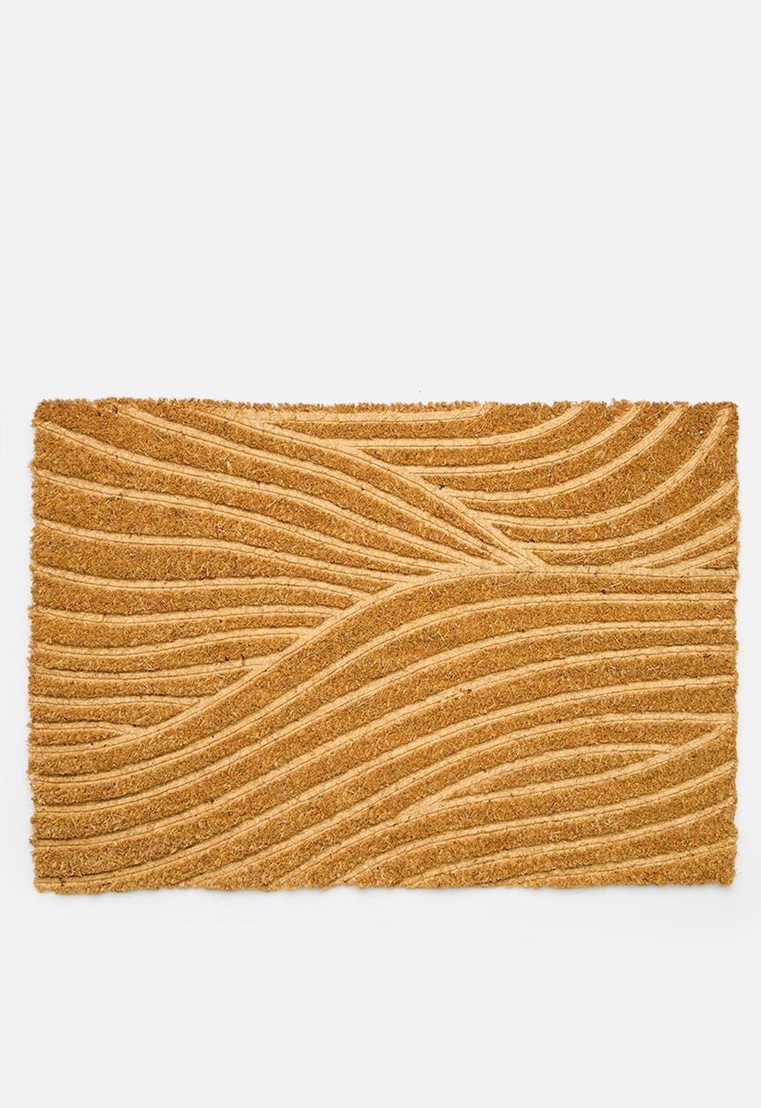 H&S - 40x60 coir waves mat - natural