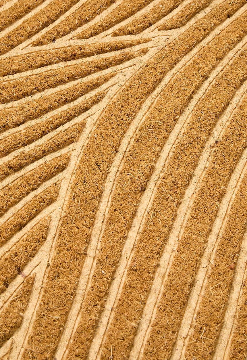 H&S - 40x60 coir waves mat - natural