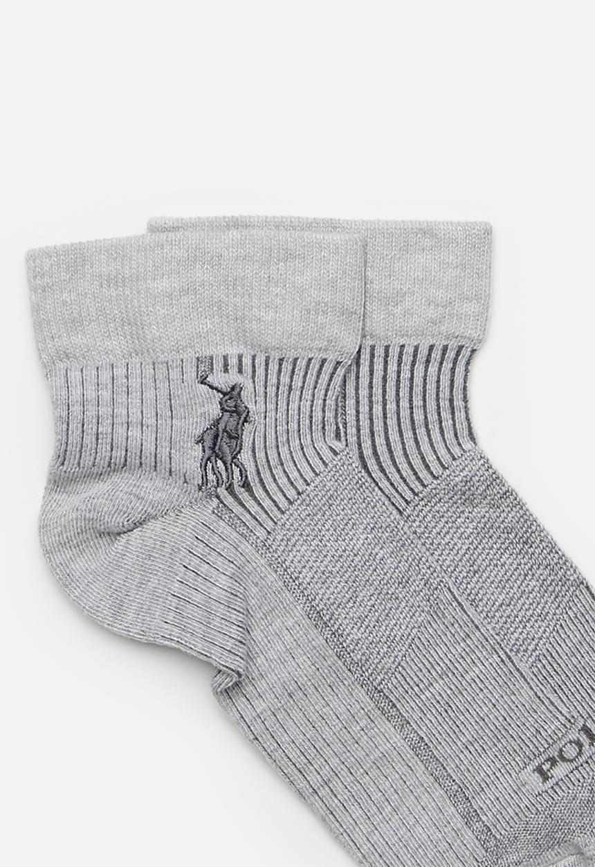 POLO - Rib Stripe Sport Sock - Grey