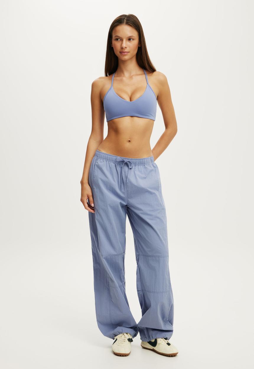 Cotton On - Ultra Soft T Bar Crop - Blue Ice