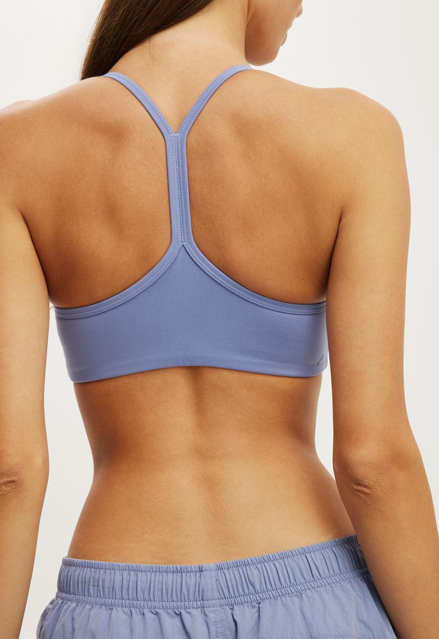 Cotton On - Ultra Soft T Bar Crop - Blue Ice