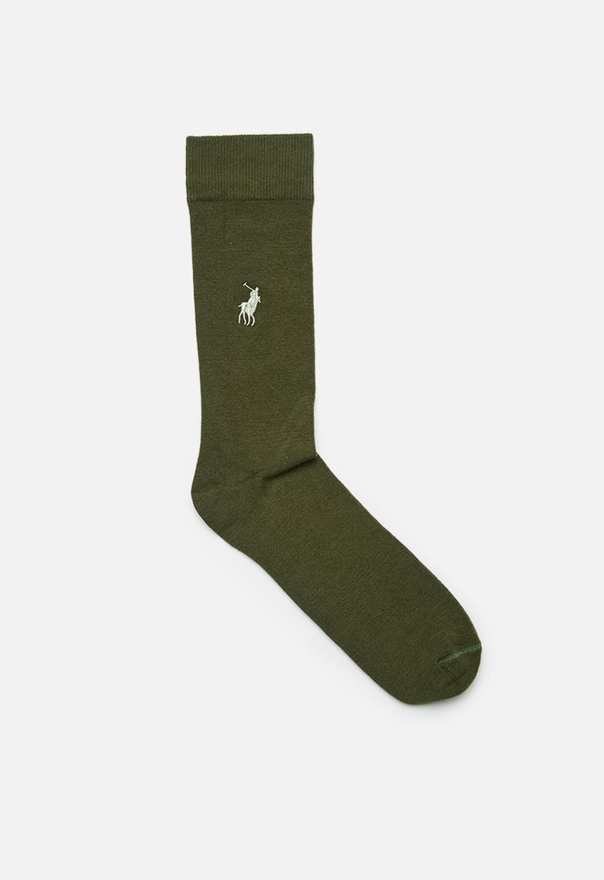 POLO - Signature Pony Sock - Olive