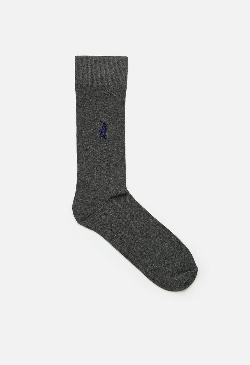 POLO - Signature Pony Sock - Charcoal