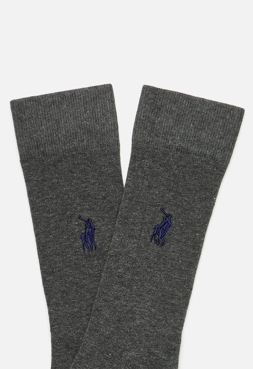 POLO - Signature Pony Sock - Charcoal