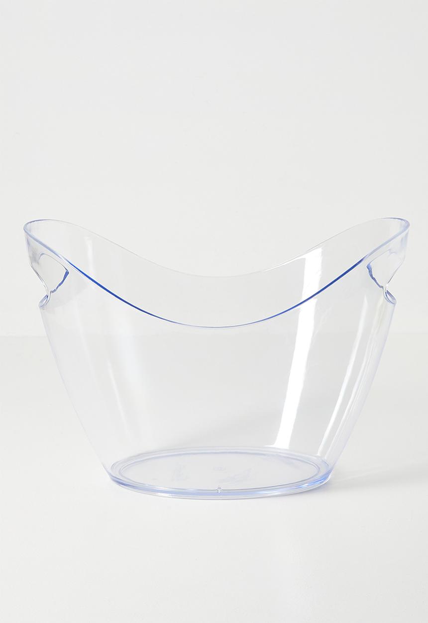 Excellent Houseware - Clear Acrylic Wine & Champagne Cooler 35cm