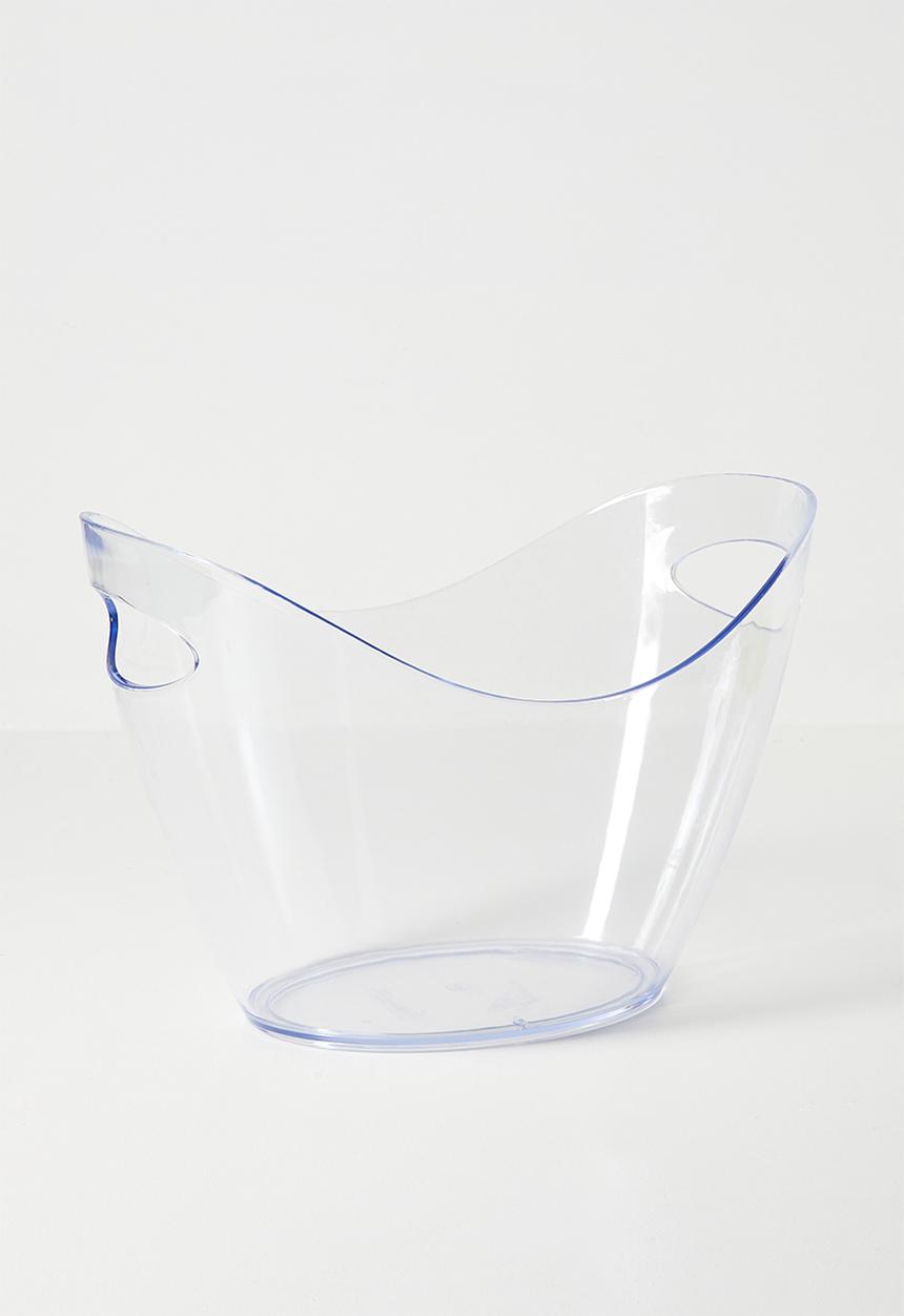Excellent Houseware - Clear Acrylic Wine & Champagne Cooler 35cm