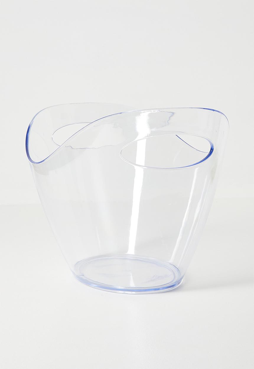 Excellent Houseware - Clear Acrylic Wine & Champagne Cooler 35cm